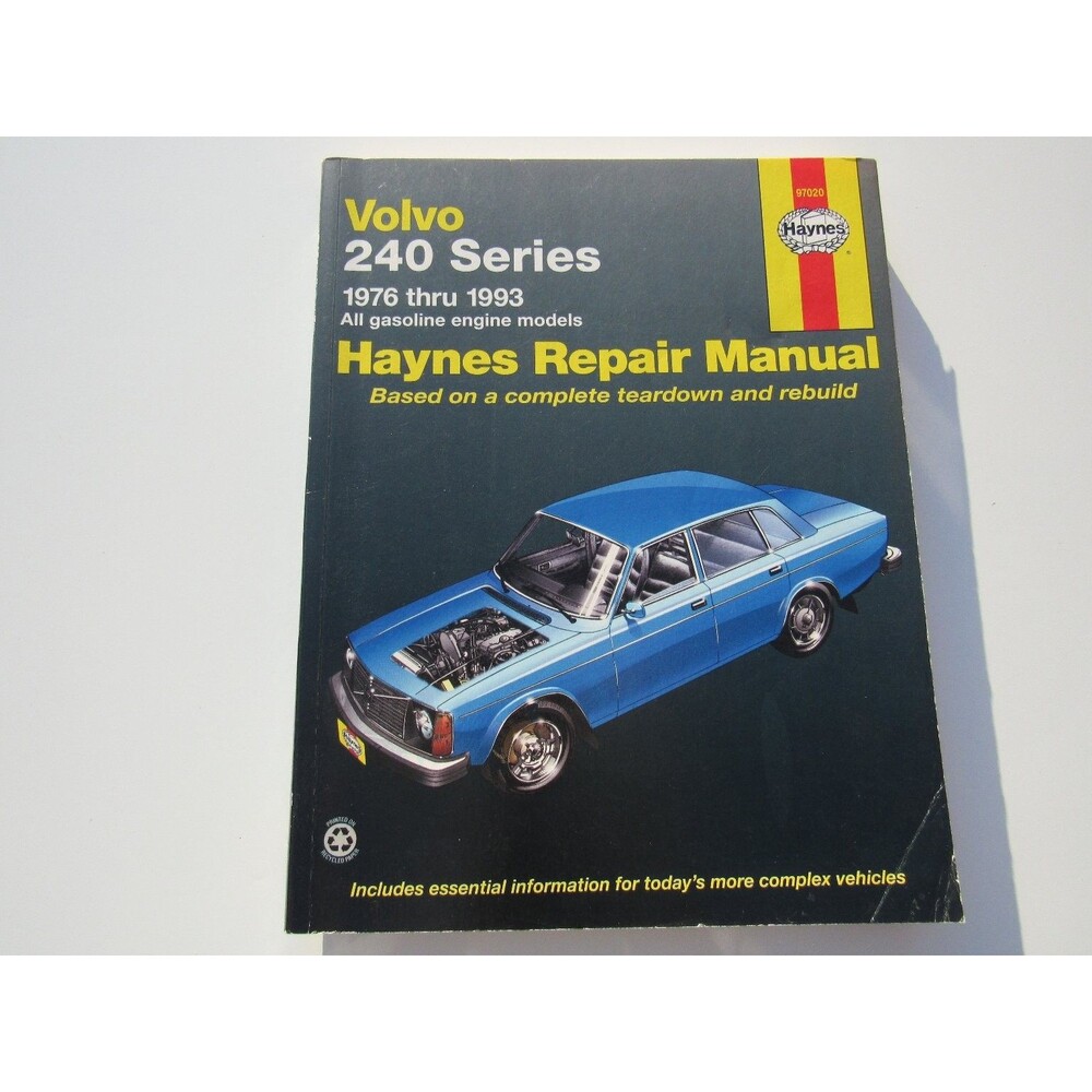 Volvo 240 Series Haynes Repair Manual 1976-1993 Gasoline Engines